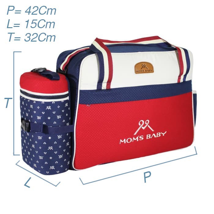 Mom s Baby Tas Bayi Besar Tempat Botol Susu New Classic Mom s Baby Tas Bayi Besar Tempat Botol Susu New Classic