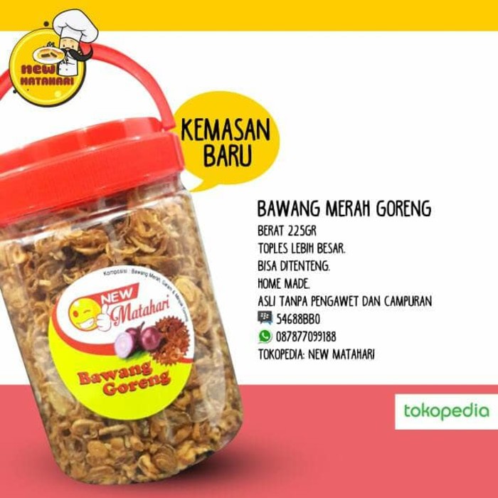 

HOT SALE BAWANG MERAH GORENG "NEW MATAHARI" !!