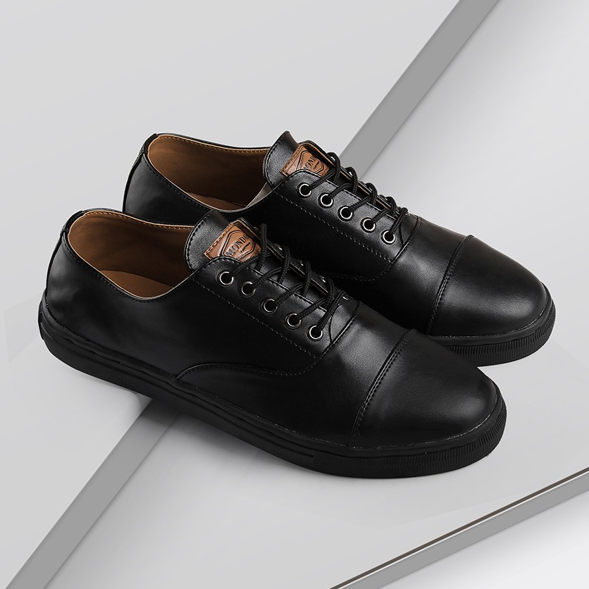 GUM OXFORD BLACK |ManNeedMe x Monday| Sepatu Pantofel Pria Formal ORI