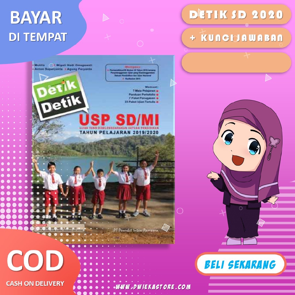 Buku Ujian Nasional Un Unas Detik Detik Usp Sd Mi 2020 Dan Kunci Jawaban Intan Pariwara Shopee Indonesia