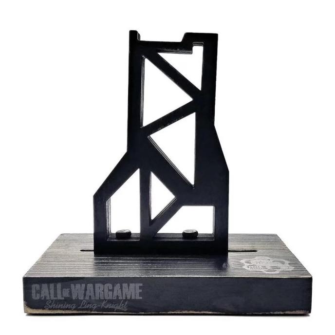 READY STOK  wooden gun stand airsoft wgg tempat pajangan kayu unit wood