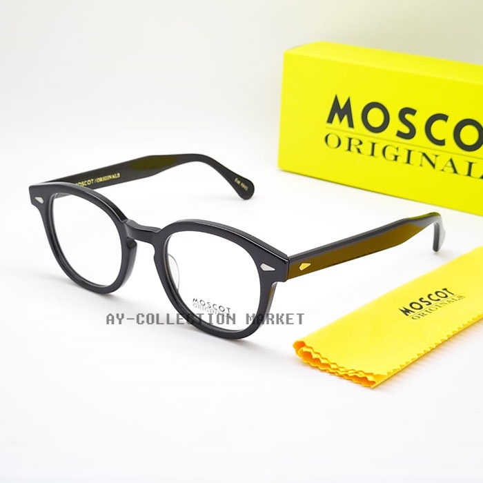 Frame Kacamata Moscot Lemtosh Square Size Medium Grade Original Tortoise
