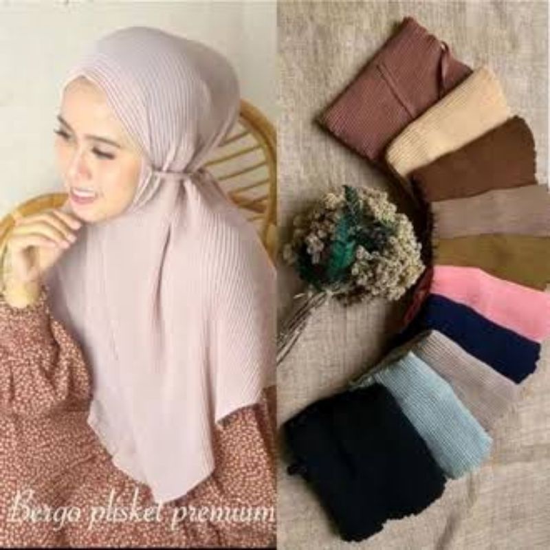 Kayla Store-KERUDUNG INSTAN BERGO PLISKET LIDI-JILBAB INSTAN PLISKET LIDI HITS