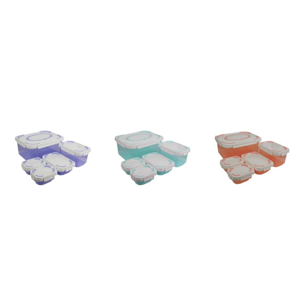 INFORMA Appetite CHROMA Set 5 Pcs Wadah Makanan Tempat Makan Bento Lunch Box