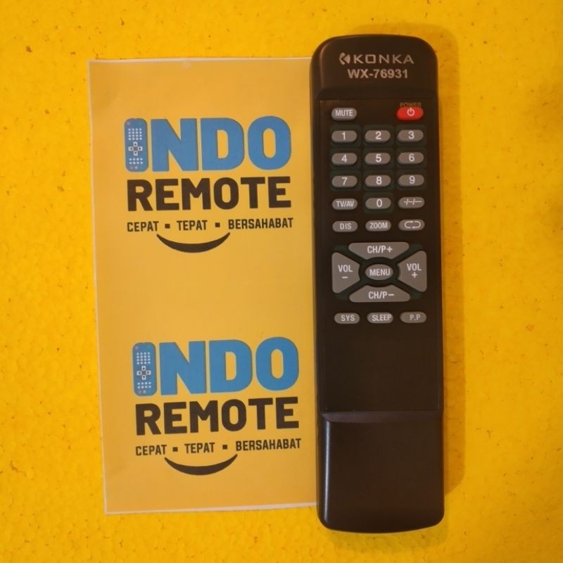 REMOTE TV TABUNG KONKA WX-76931 ORIGINAL