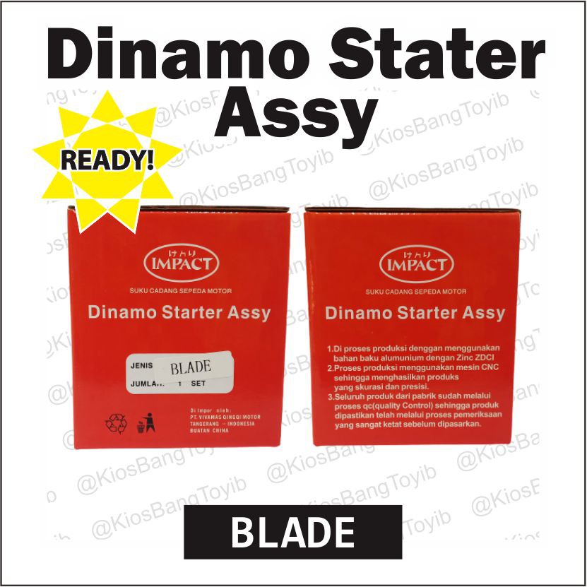 Dinamo Stater Assy Honda BLADE / Revo Abs   &quot;IMPACT&quot;