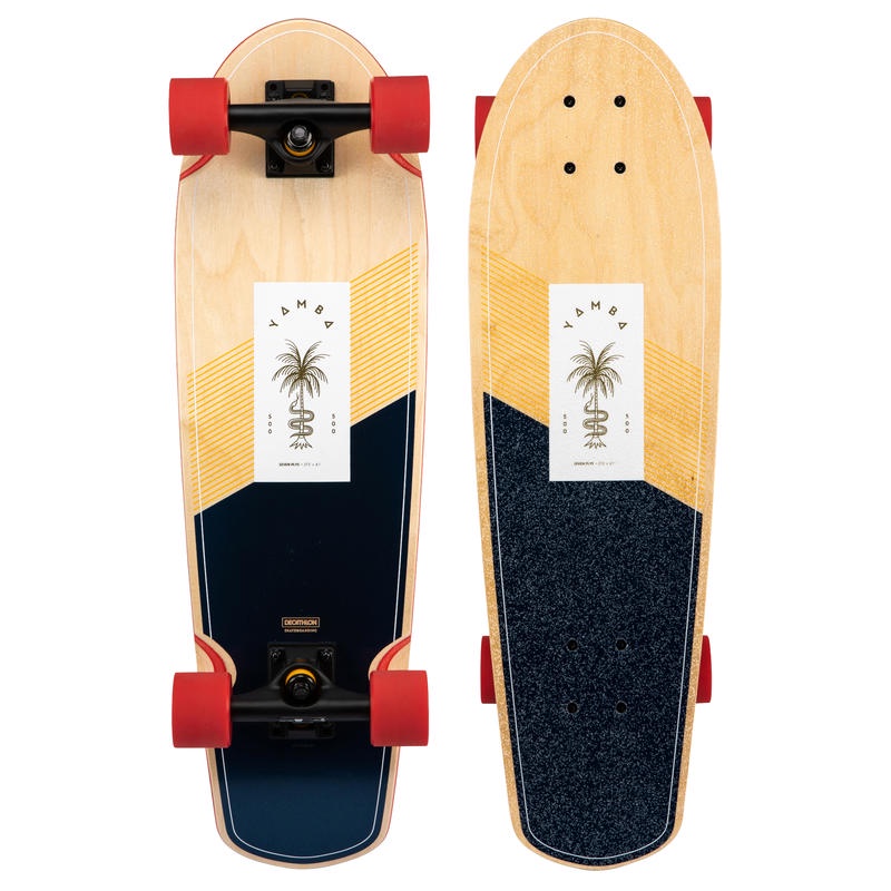 OXELO Yamba Cruiser 500 Skateboard Fullset Deck Kayu