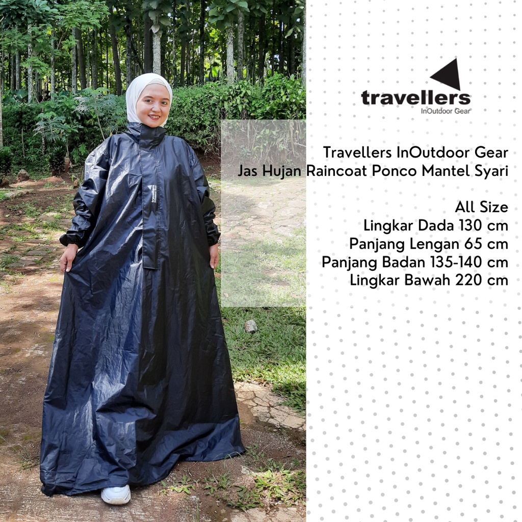 Travellers Jas Hujan Syari Muslimah
