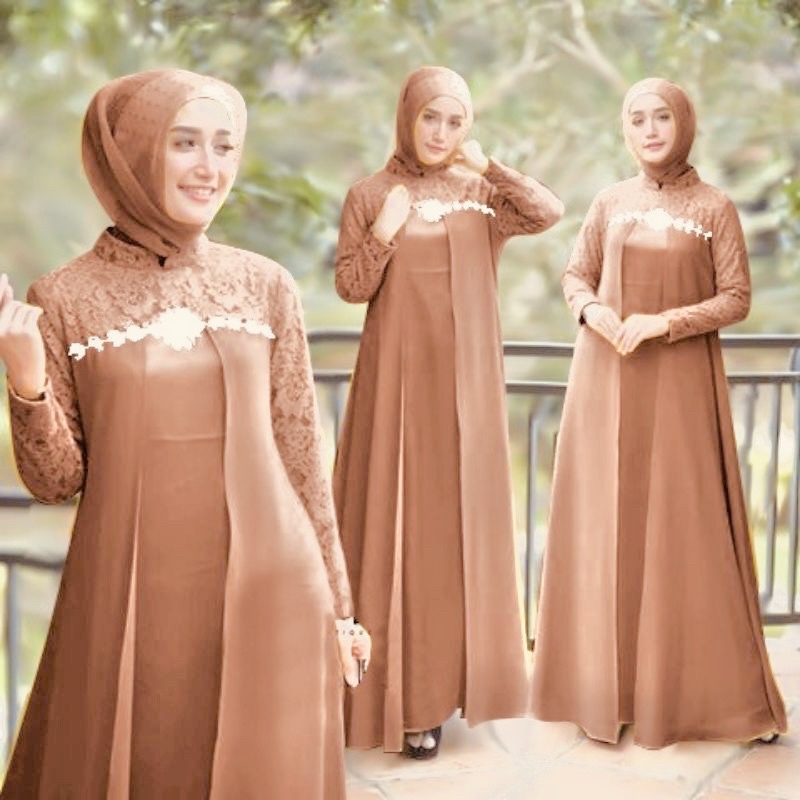 GAMIS MAXI ELENA / MOSCREPE KOMBY BRUKAT LAPIS FURING