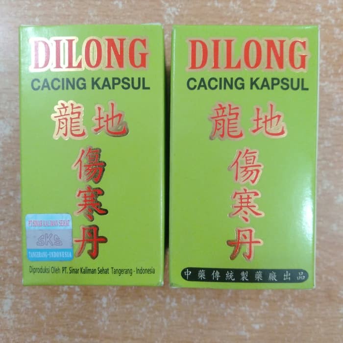 DILONG CACING KAPSUL obat  tifus tipes  typhus cina  