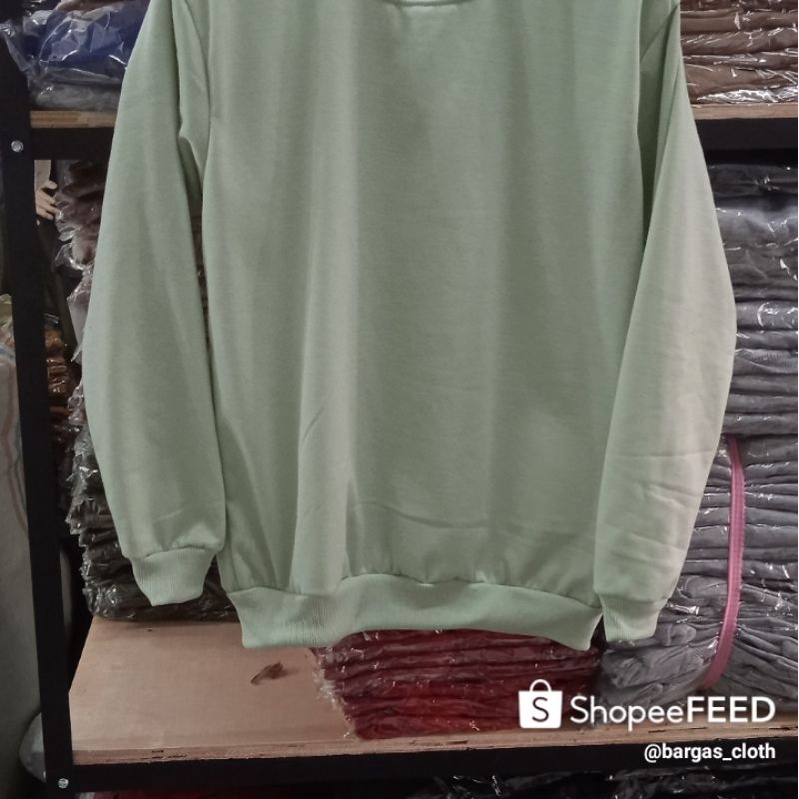 Sweater polos Hijau mint (COD)
