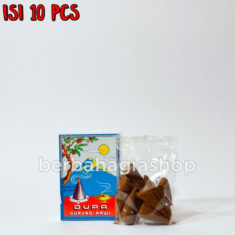 Hio Dupa Gunung Kawi Biru Istimewa Cone Tumpeng Kerucut Wangi Original