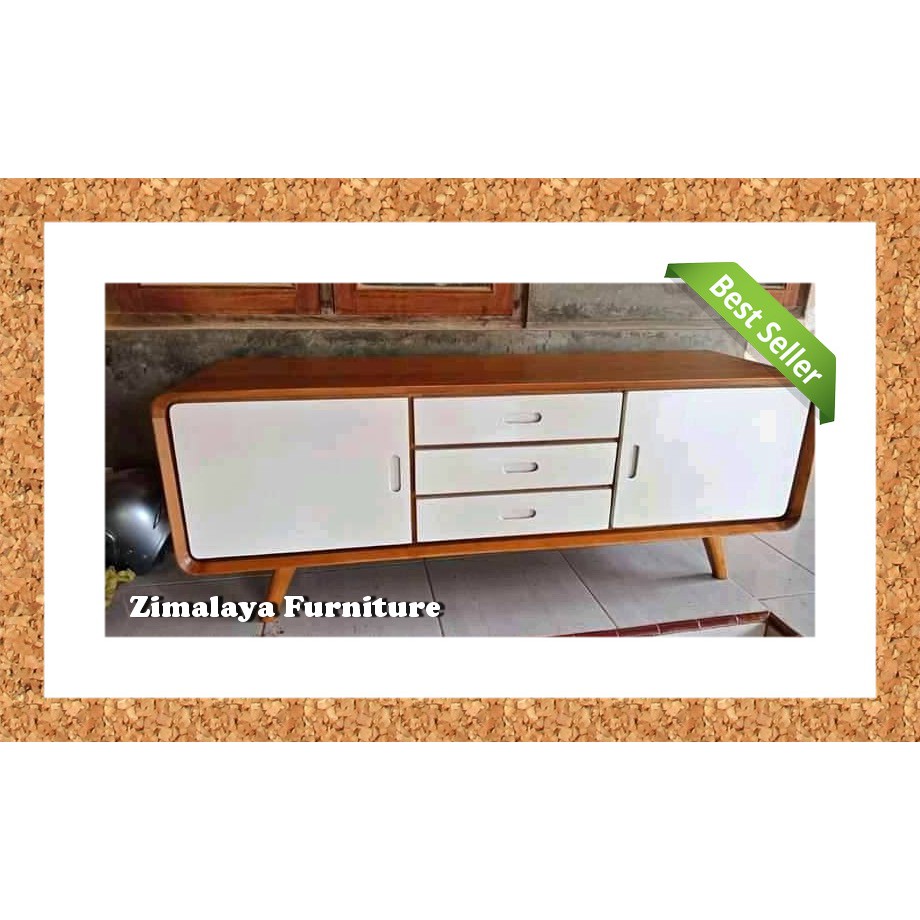 MEJA TV JATI, MEJA TV MINIMALIS,  MEJA TV RETRO, BUFET TV JATI, BUFET TV MINIMALIS LACI PUTIH