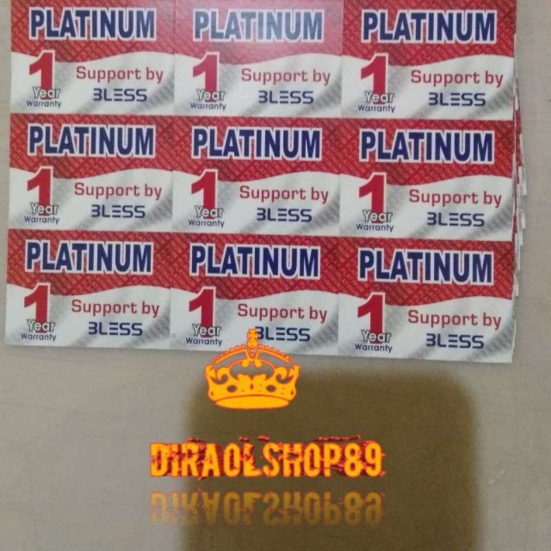 STIKER SEGEL PLATINUM KOTAK