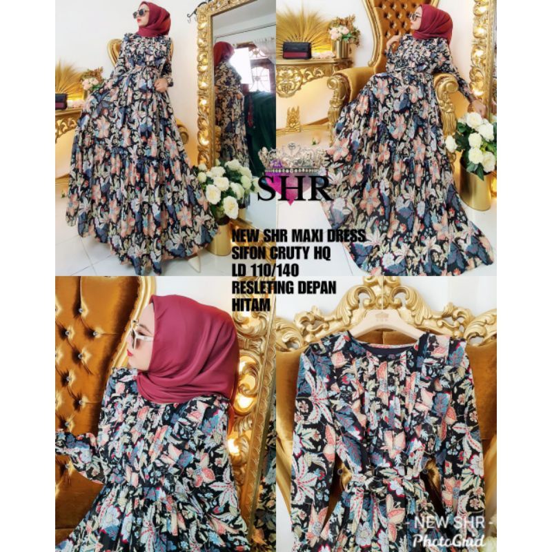 Maxi dress ceruty SHR ORI