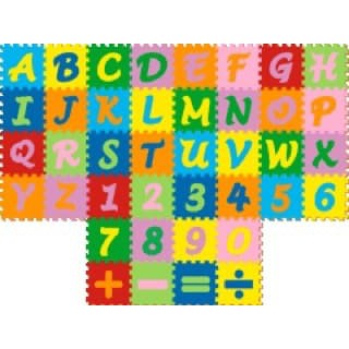 Mainan Edukatif Matras Puzzle Evamat Evamats ABC Mini Alphabet Angka B00094