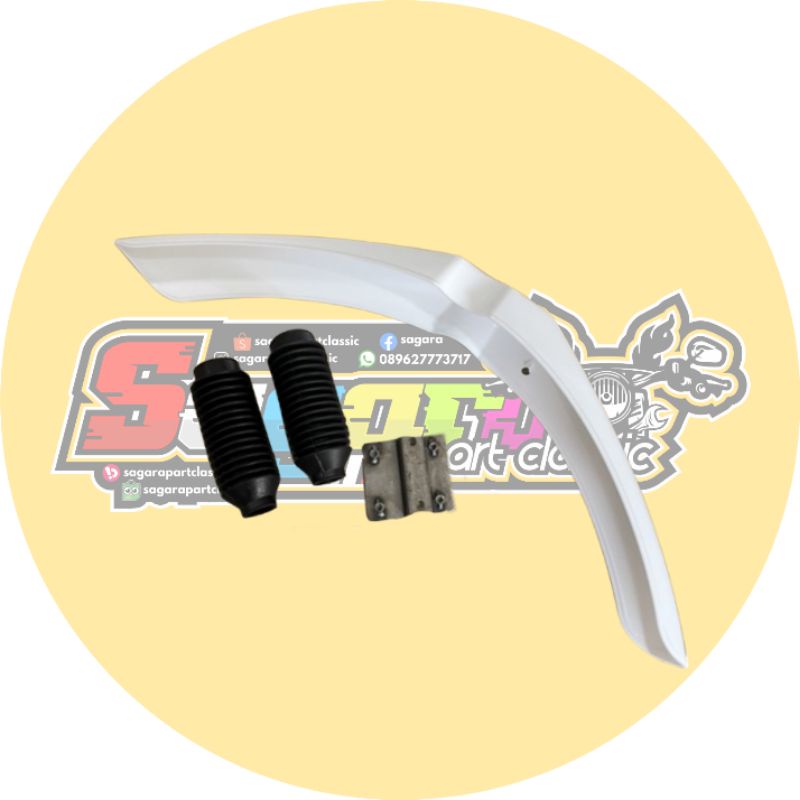 Spakbor Depan Win Semi Trail Set Breket Set Karet Shock Depan