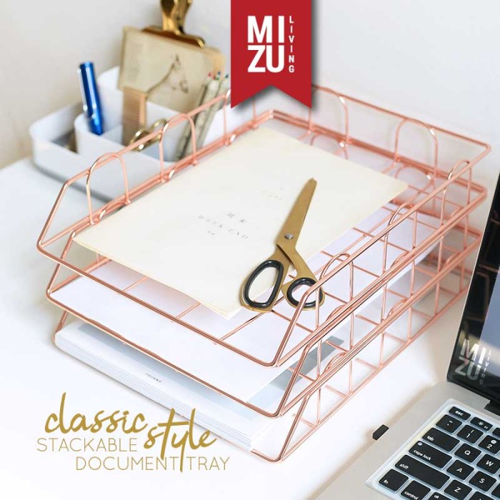 

READY CLASSIC STYLE Stackable Document Tray A4 Letter Paper Rak Susun Kertas - CS DOC TRAY RG TERMURAH