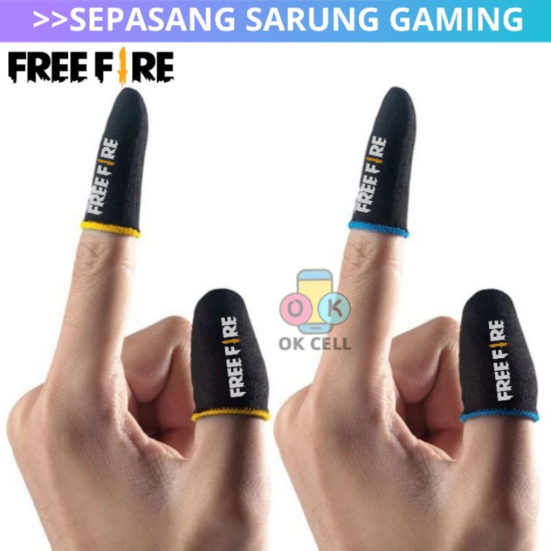 FREE FIRE Sarung Game Jempol Jari Anti Keringat Sleeve Finger Touch Screen Premium