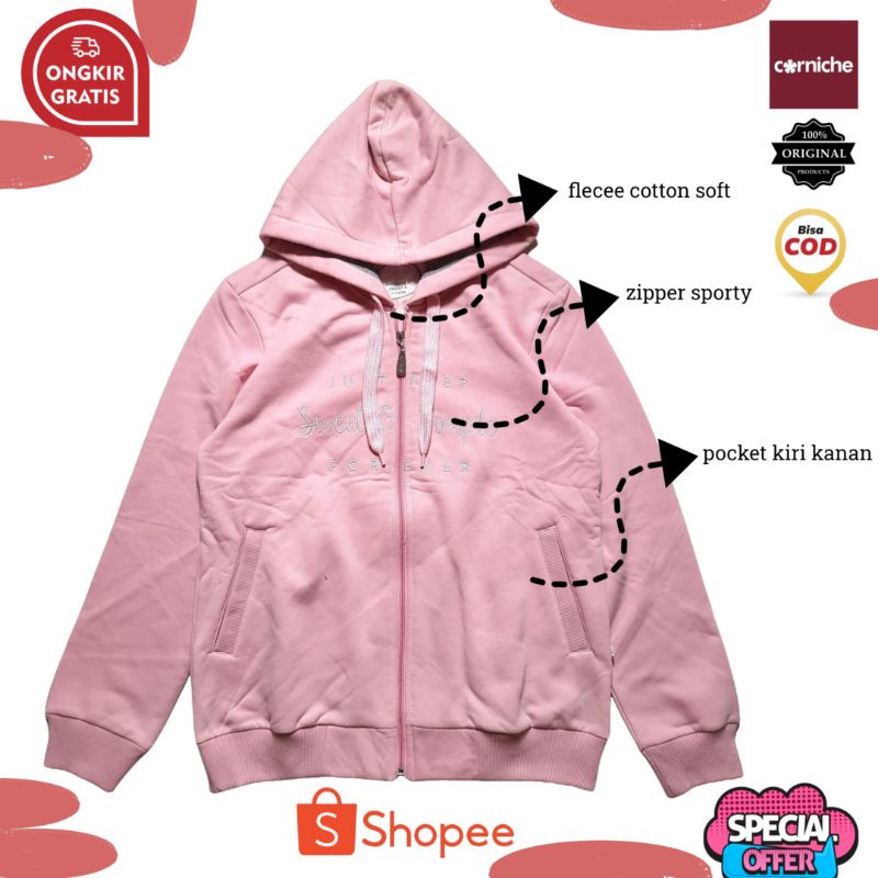 JAKET WANITA CORNICHE JAKET SOPRT JAKET TEBAL, JAKET MURAH DEWASA