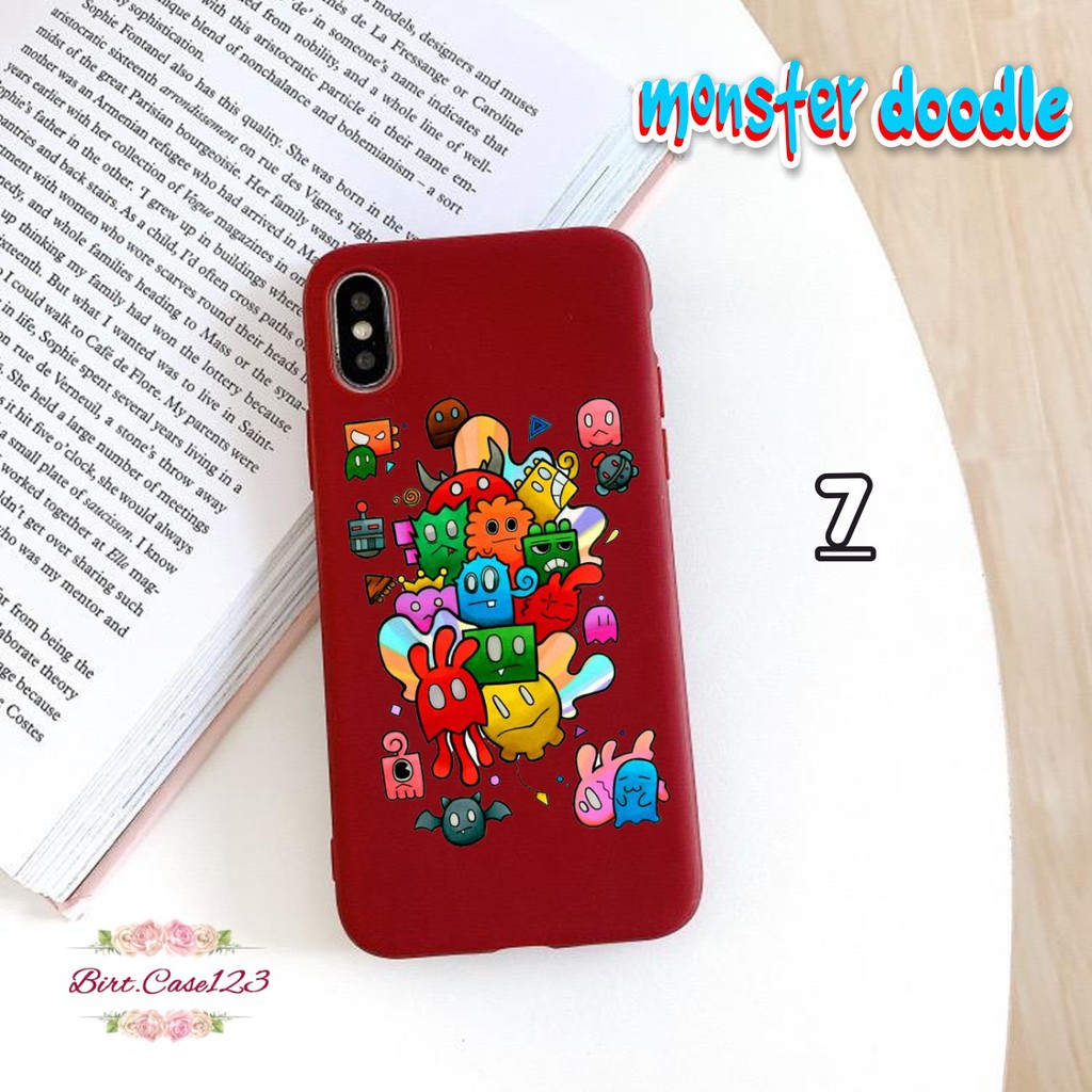 Softcase MONSTER DOODLE Oppo A37 Neo 9 A53 A33 A83 F1s A59 F11 Pro Reno 2 2z 2f BC4638