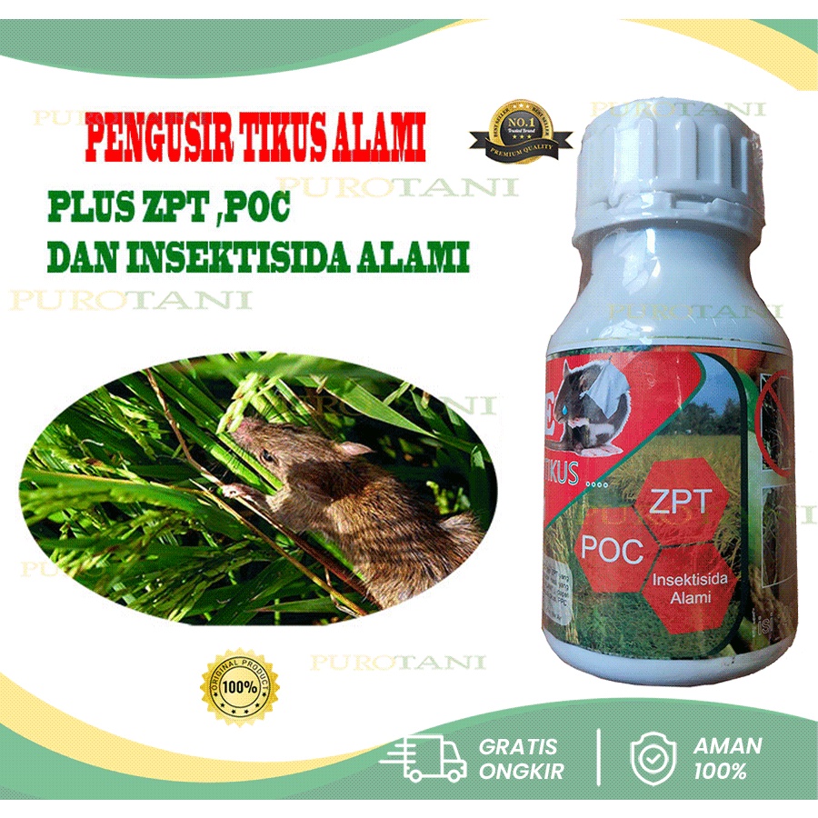 Moze Pengusir Tikus Sawah Plus POC ZPT Insektisida Alami