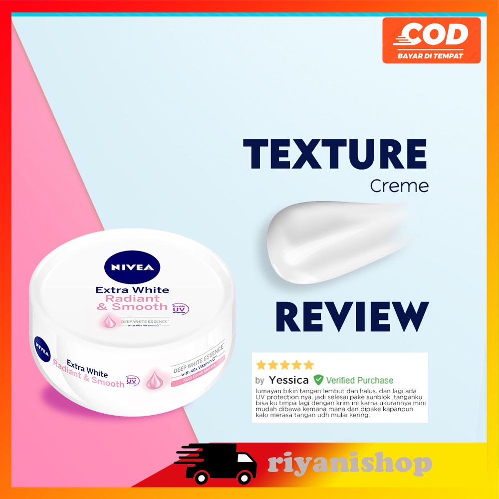 Nivea Extra White Radiant & Smooth Cream