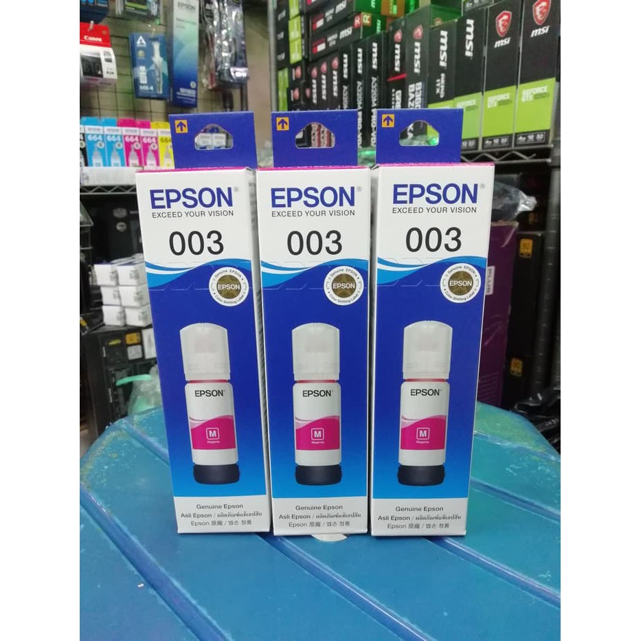 TINTA EPSON 003 MAGENTA 65ml ORIGINAL