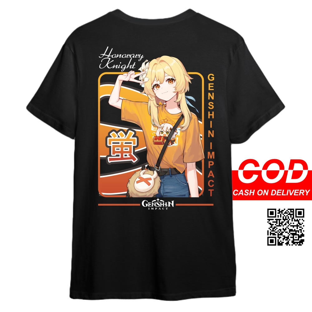 KAOS LUMINE GENSHIN IMPACT -  KAOS DISTRO PRIA & WANITA ANIME & GAME DESIGN LUMINE GENSHIN IMPACT