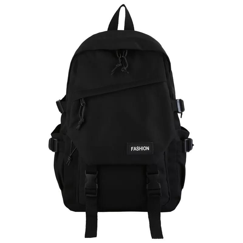 Tas Ransel Backpack Pria Wanita Fashion hitam