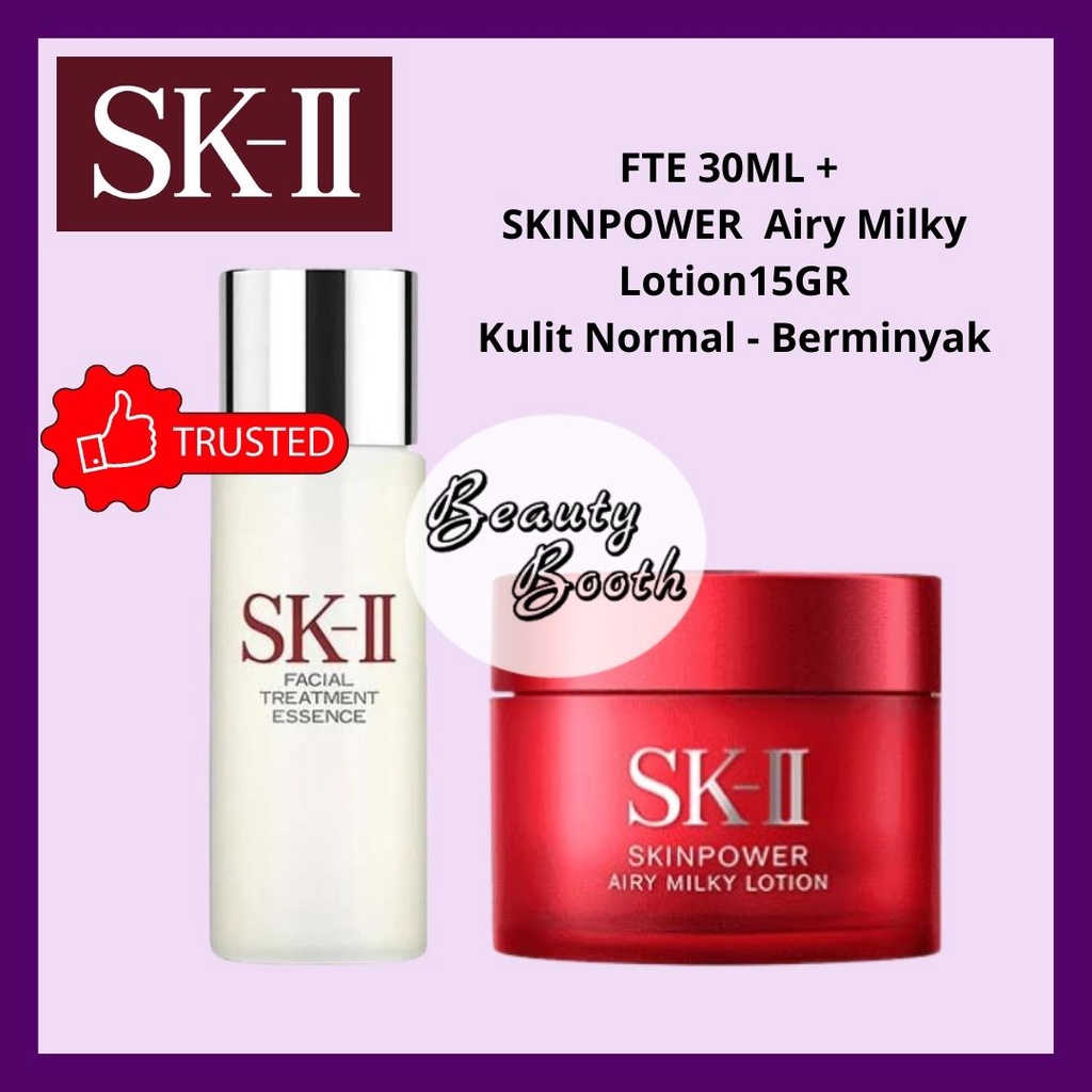 SK-II SKII SK2 FTE 30ml + Skinpower 15gr / Airy Milky Lotion 15gr