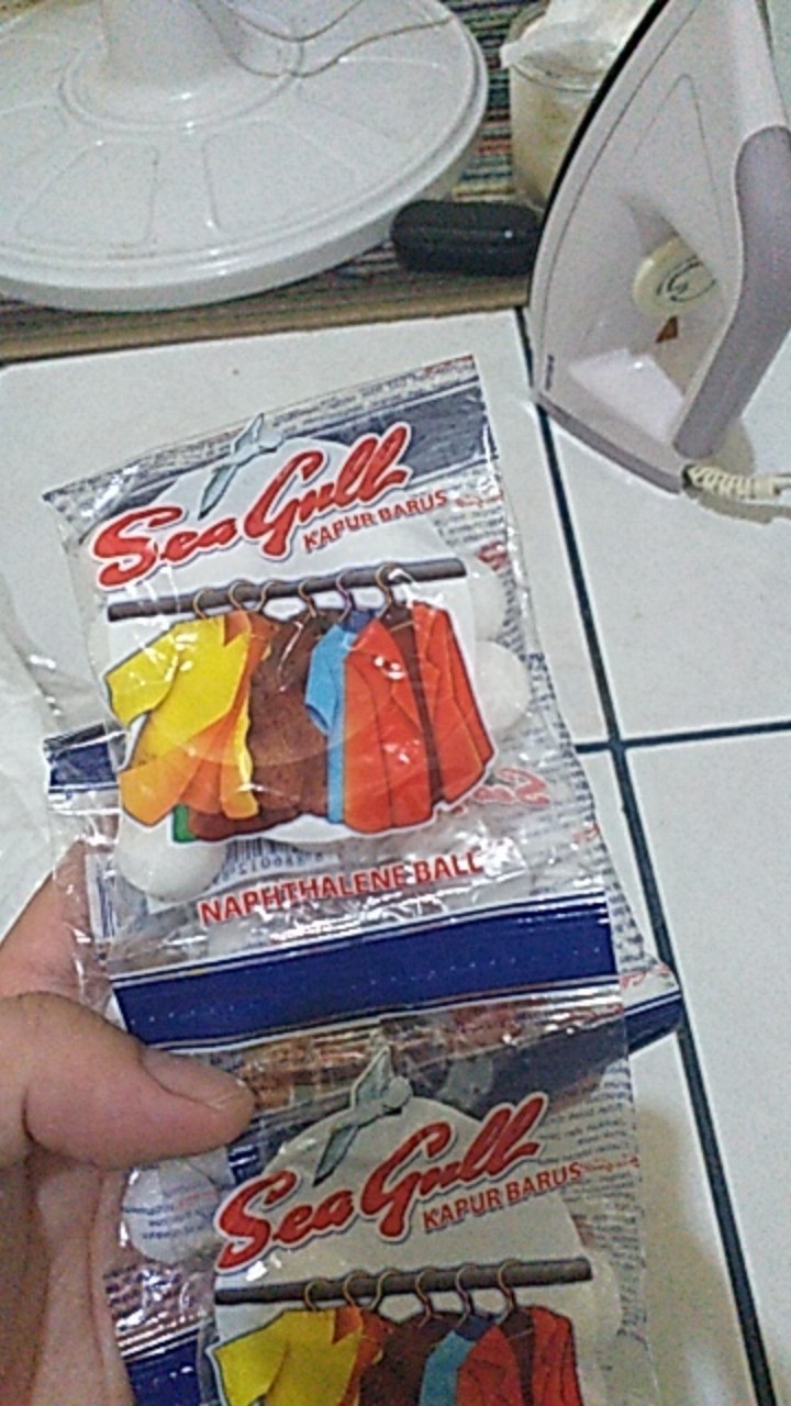 Sea Gull Pakaian . Seagull 25gr X 6 Bungkus . Kapur Barus Kamper Pengharum Lemari Dan Kamar Mandi