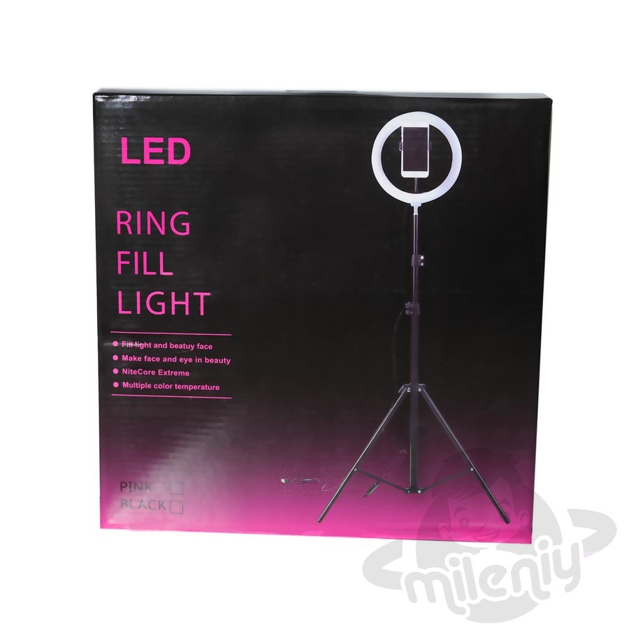 Paket Ring Light LED 26Cm Lampu Make Up Tripod Ring Light Ring LED Ring Light Selfie