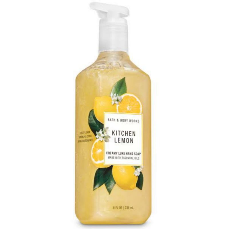 BATH AND BODY WORKS BBW KITCHEN LEMON SERIES MIST LOTION SHOWER GEL BODY CREAM HAND CREAM SHOWER GEL BODY CREAM LOTION MIST WASH WALLFLOWER ROOMSPRAY SCENTPORTABLE GENTLE GEL DEEP CLEANSING GENTLE FOAMING CREAMY LUXE