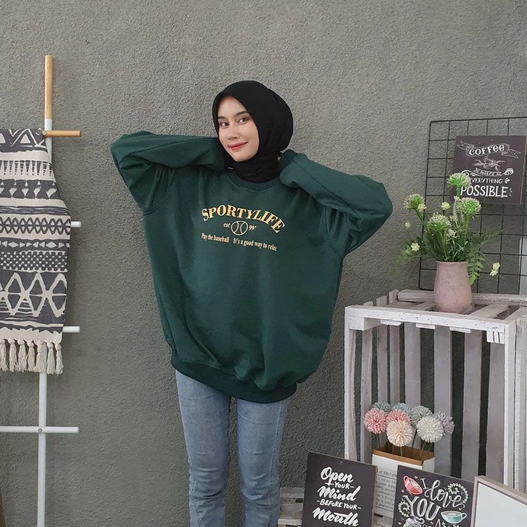 Nara Grosir - Sporty Life XXL Sweater l Fashion Pria dan Wanita