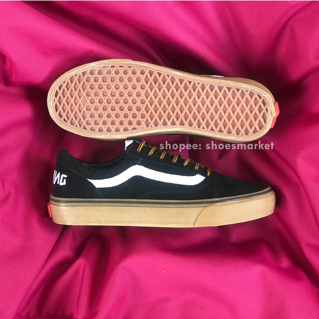 OBRAL SEPATU VANS OLDSKOOL GOLF WANG BLACK GUM