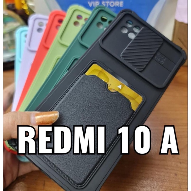 REDMI 10C 9 9A NOTE 8 NOTE 8 PRO NOTE 9PRO NOTE 11 NOTE 11PRO CASE MACARON + TEMPAT KARTU