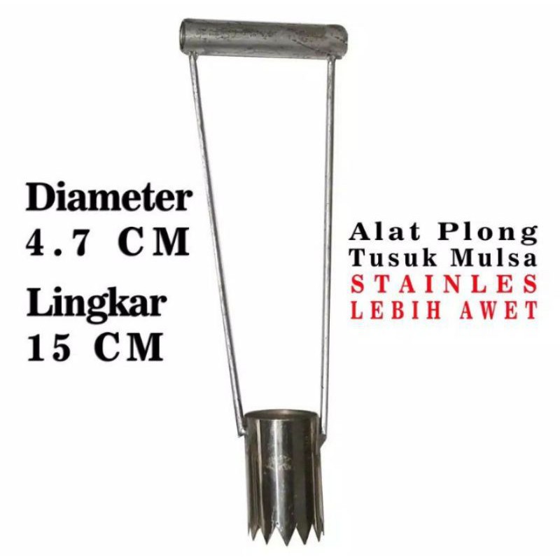 plong mulsa/pelubang mulsa, lingkar lubang 15 cm