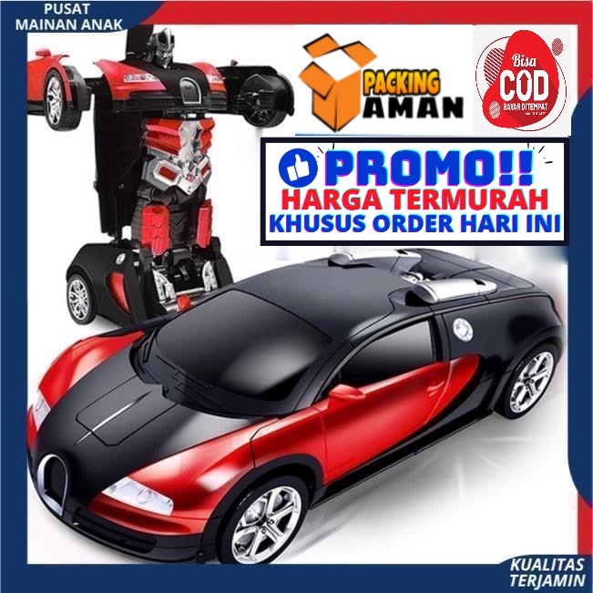 MAINAN MOBIL ROBOT AUTOBOT TRANSFORM ANAK LAKI LAKI BISA BERUBAH MENJADI ROBOT PULLBACK