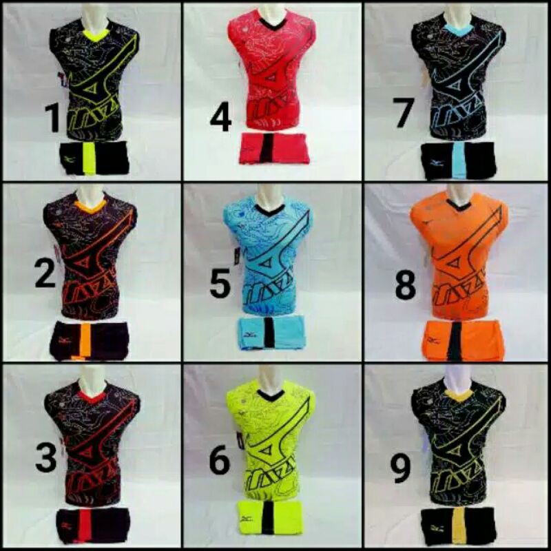 setelan singlet voli termurah futsal badminton