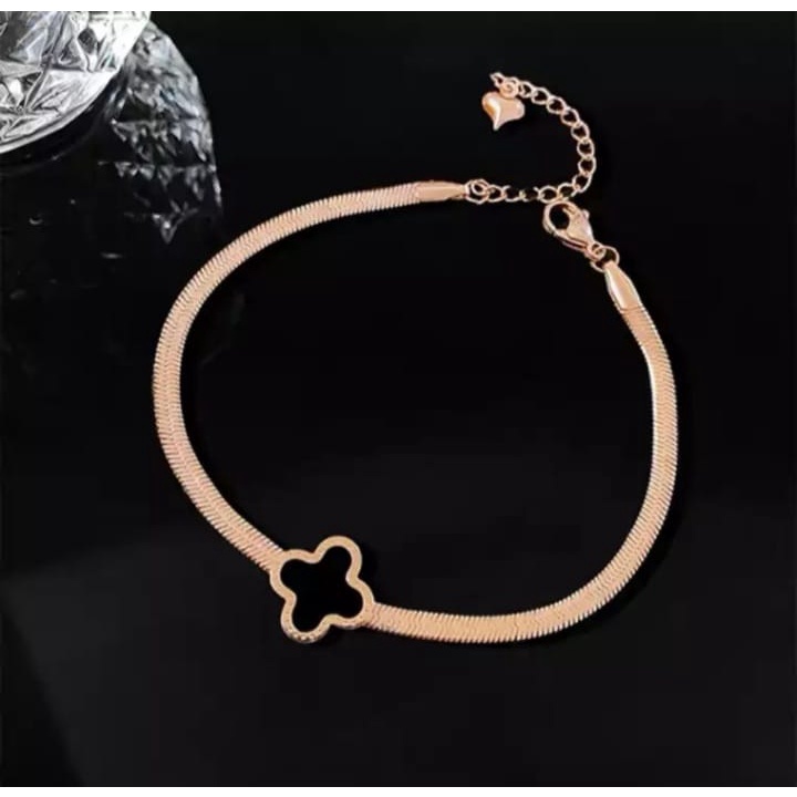 [ Bayar Ditempat ] Gelang Titanium Wanita Tali Pasir Mewah / Gelang Titanium Asli Original / Gelang Titanium Wanita Terbaru 2021