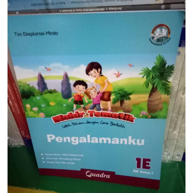 Buku mahir tematik k13 Quadra kelas 1E pengalamanku smtr 2