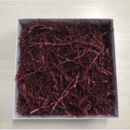 

200 gr plasma maroon shredded paper / kertas potong / crinkle cut /
