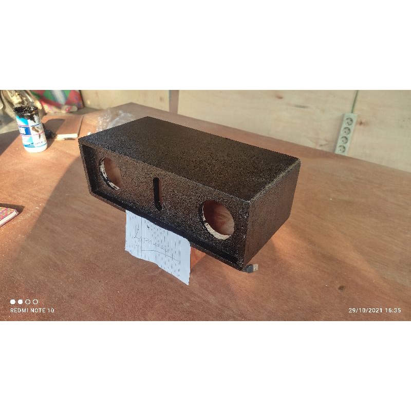 box speaker 2.5 inch double cat anti air