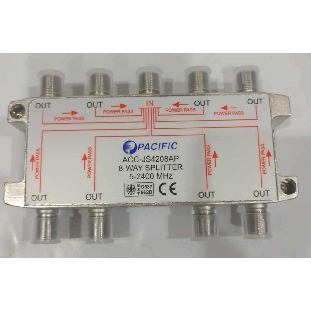 8-Way Splitter Pacific
