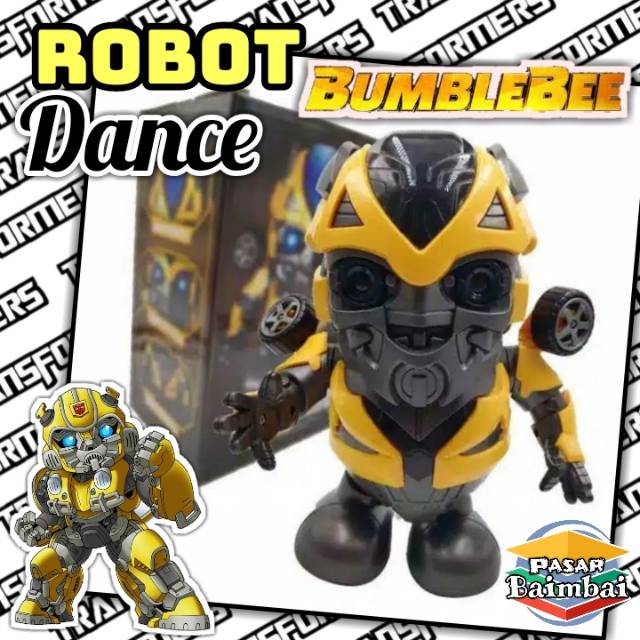 Robot dance BUMBLEBEE ROBOT bisa JOGET robot TRANSFORMERS robot MAINAN karakter SUPERHERO IRONMAN