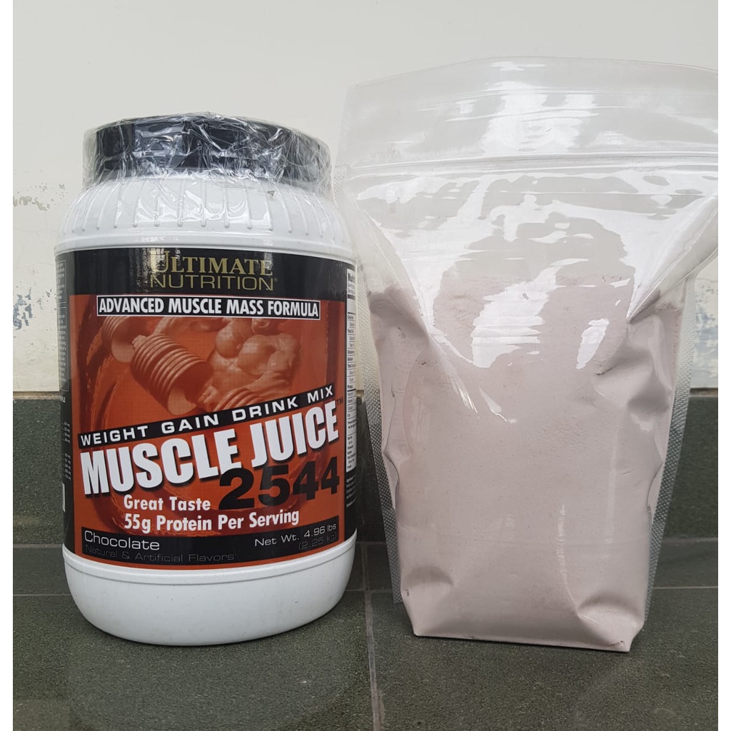 (Bonus Sample) Ultimate Nutrition Muscle Juice 2544 bukan revolution 1 Lbs (450 GRAM)