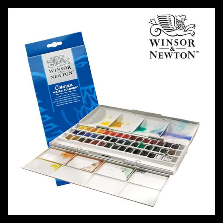 

BANTING HARGA WINSOR & NEWTON COTMAN WATERCOLOURS STUDIO SET - 45 HALF PANS PERALATAN MELUKIS MURAH