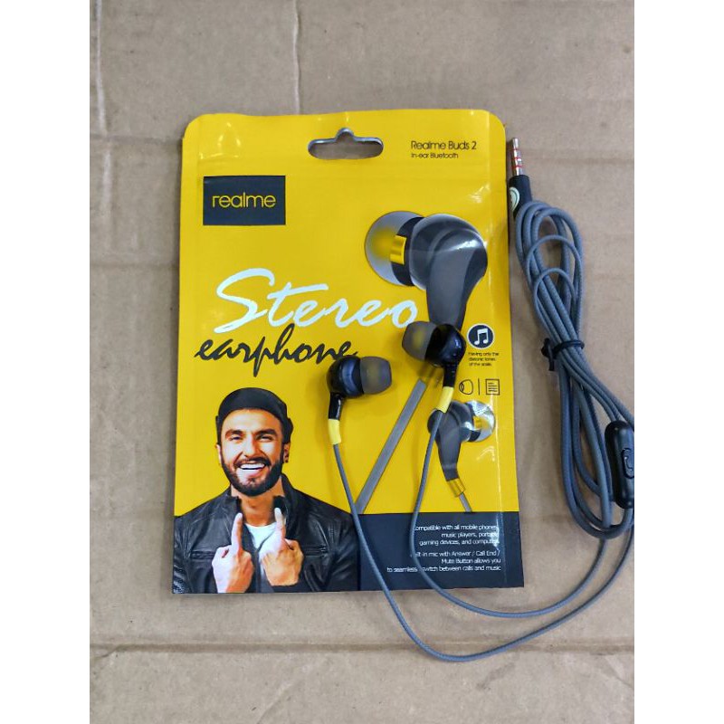 Headset Realme buds 2 - stereo earphone