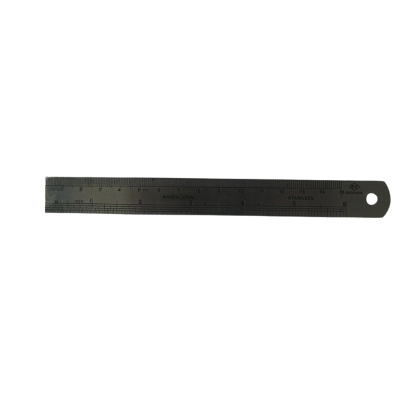 

ENDO KEIKI (taiwan) penggaris (stainless steel ruler) 150 mm ( 6" )